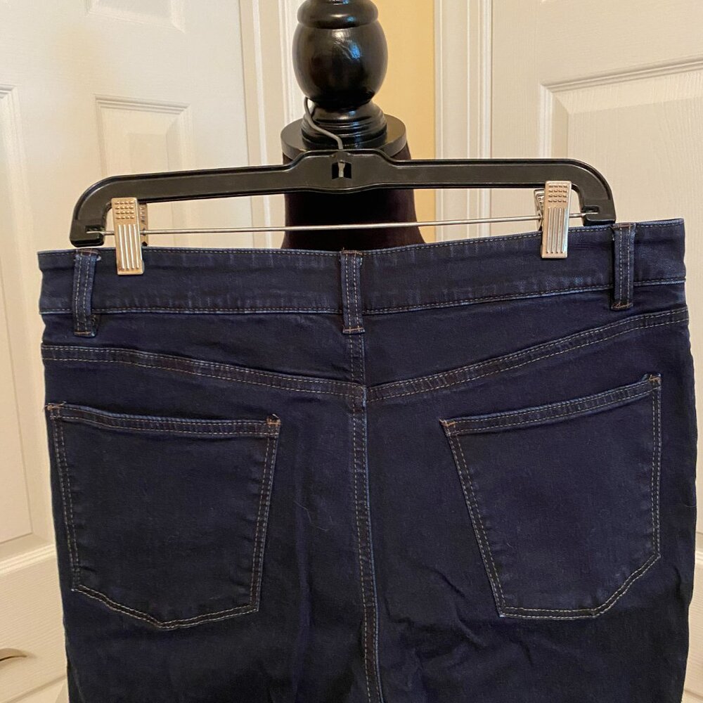 Talbots Heritage Dark Blue Denim Jeans Size 12 - Picture 4 of 5